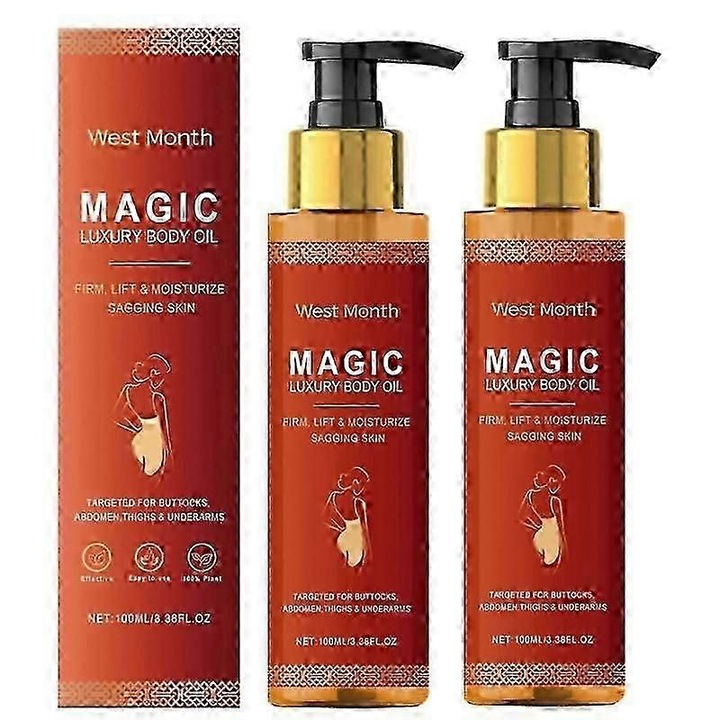 Testápoló olaj, 100ml, levendula kivonat és rózsaolaj, 2 darabos szett