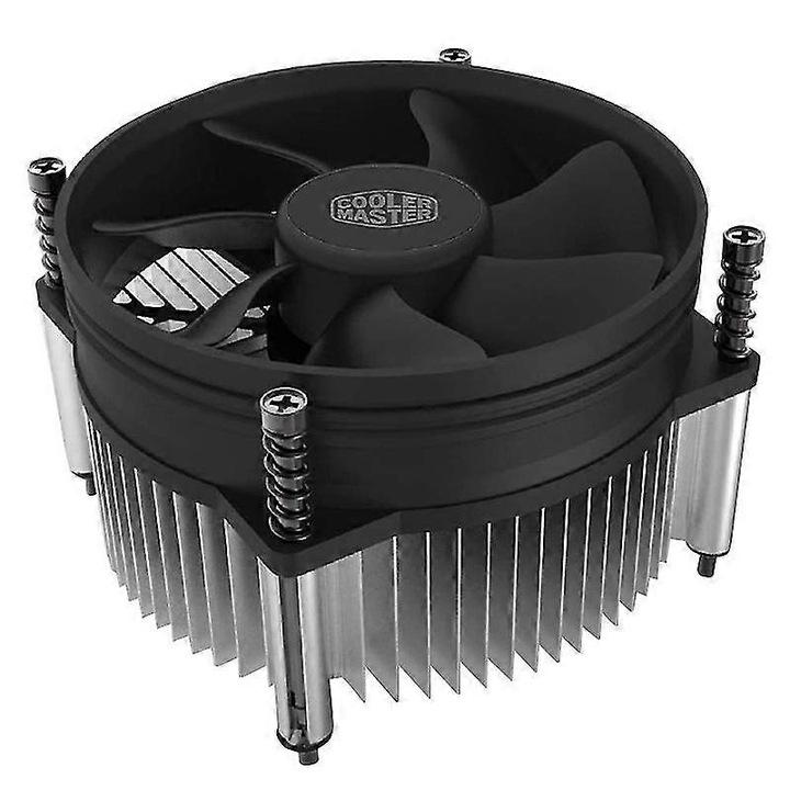 CPU hűtő I50, 92mm, fekete és ezüst, LGA 1150/1151/1155/1156 foglalathoz