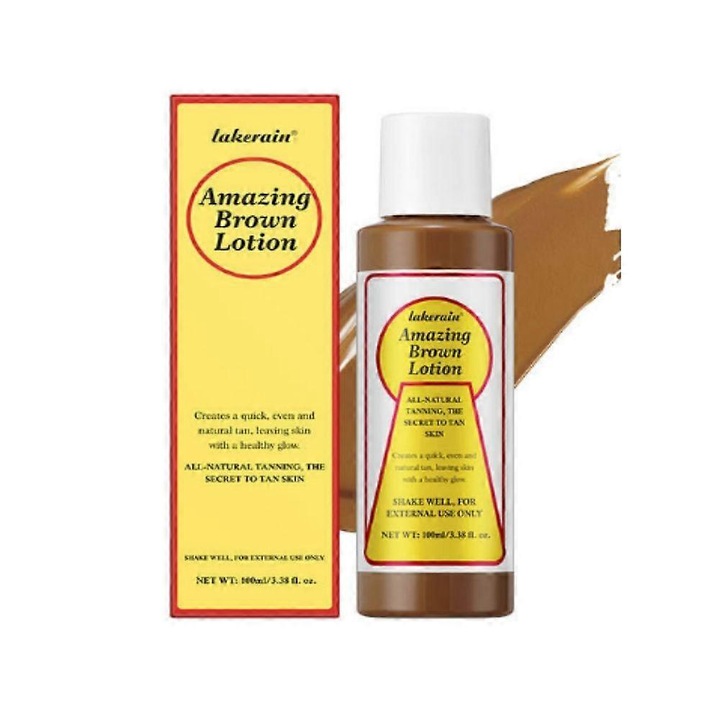 Lotiune autobronzanta, 100ml, maro, Lakerain