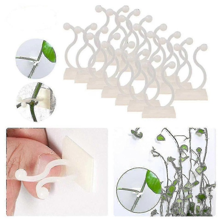 Set 50 accesorii pentru fixarea plantelor, verde, unelte gradinarit