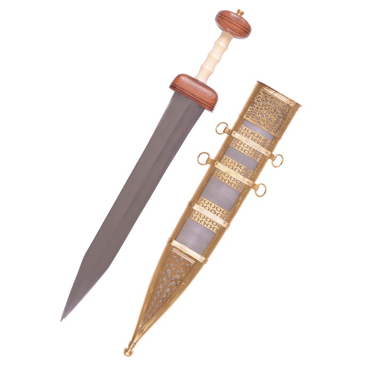 Sabie Gladius, Battle-Merchant, lemn/os, otel 74x8cm