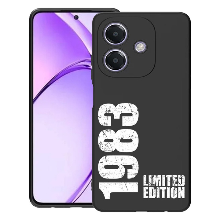 BestCase® Husa Slim Silicon pentru OPPO A40 / A40M / A60 5G, Limited Edition 1983, 1992022 B 1958