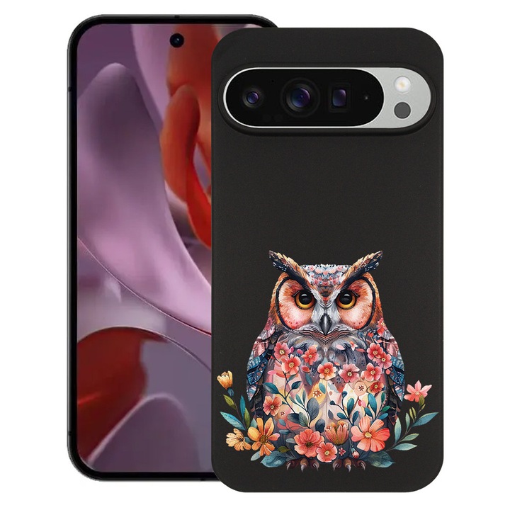 BestCase® Husa Slim Silicon pentru Google Pixel 9, OWL, 1805822 B 1879