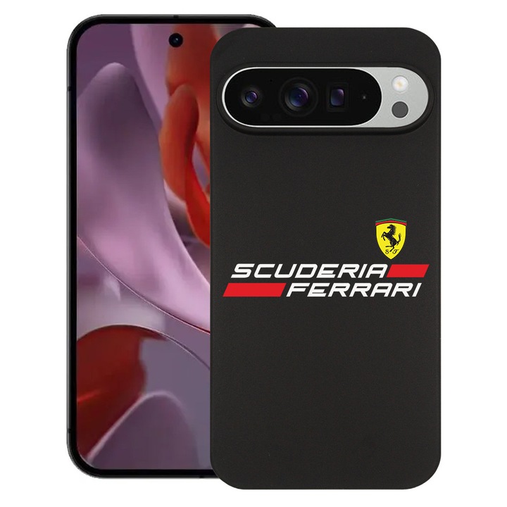BestCase® Husa Slim Silicon pentru Google Pixel 10 / Pixel 10 Pro, Ferrari Scuderia, 2030992 B 1886