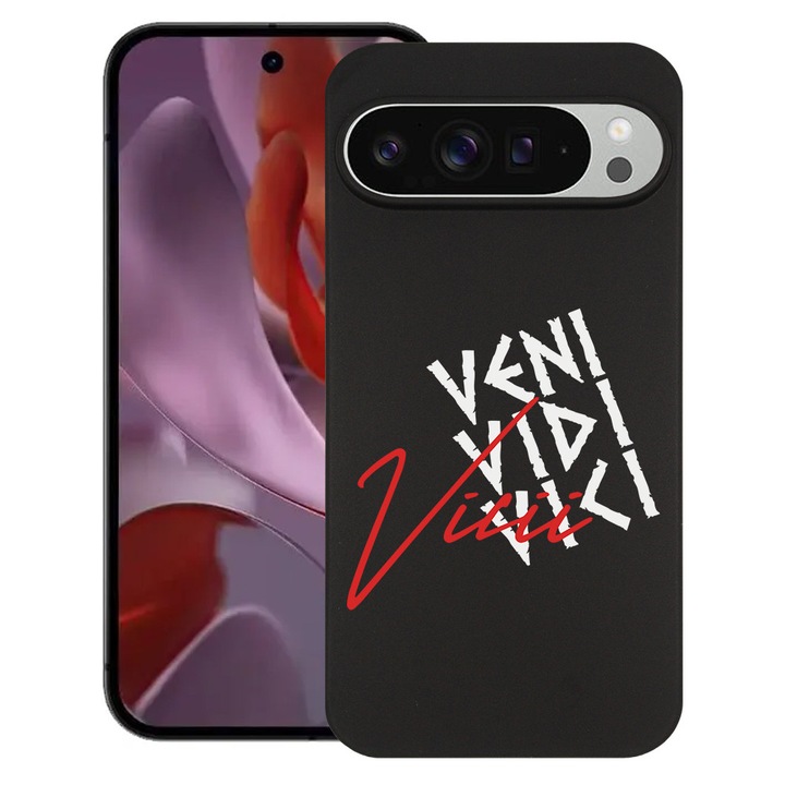 BestCase® Husa Slim Silicon pentru Google Pixel 9 Pro, Veni Vidi Vici, 1805823 B 1891