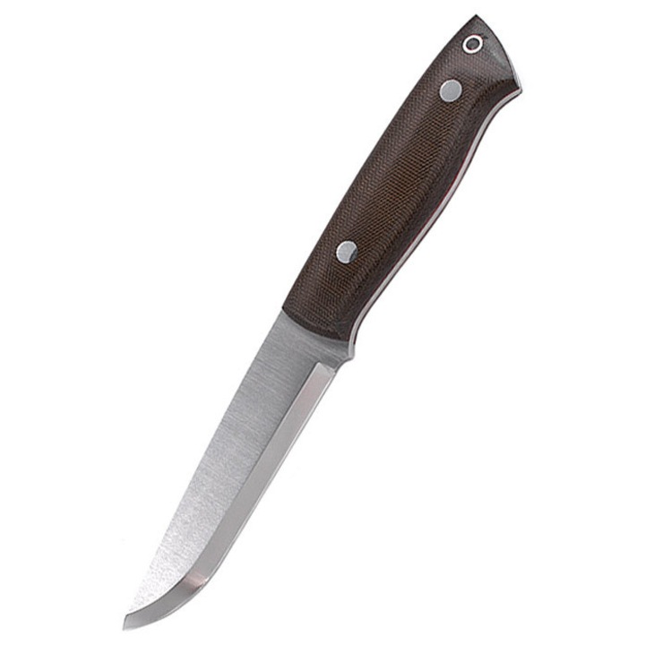 Cutit Brisa Trapper 115, lama Elmax, maner micarta verde, 22x11.5cm, cu firesteel