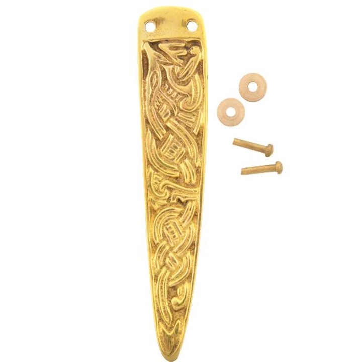 Catarama de curea, Ulferth, Alama, Model Viking, Auriu