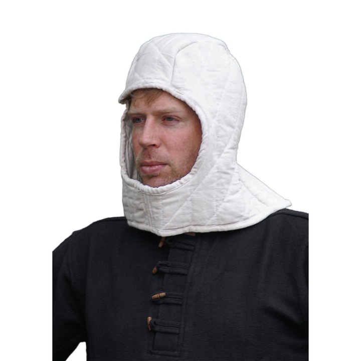 Caciula captusita, Ulfberth, culoare naturala, bumbac / lana