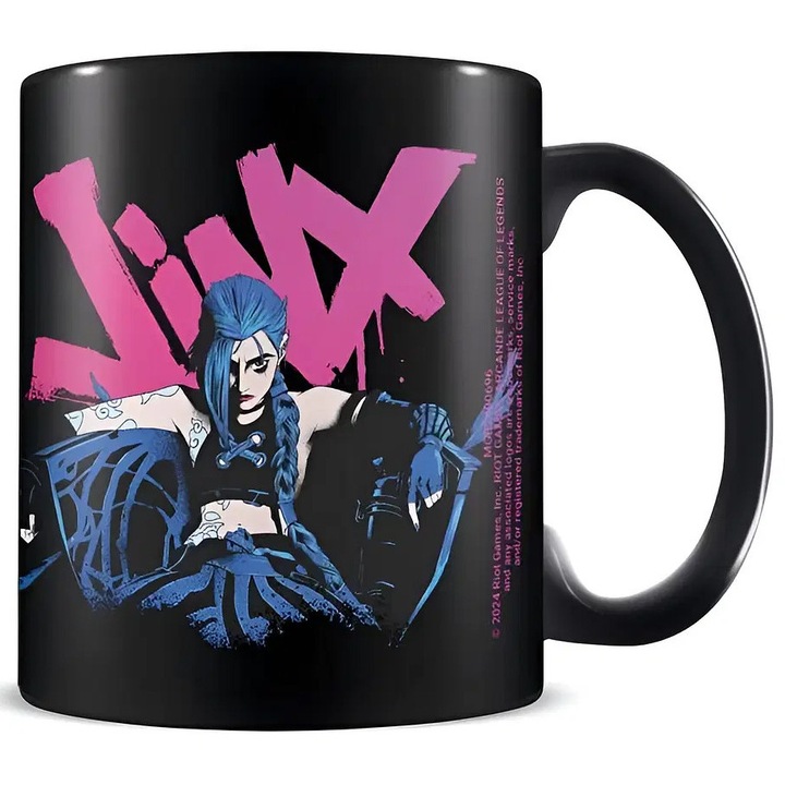 Cana - League of Legends - Jinx, Ceramica, Negru