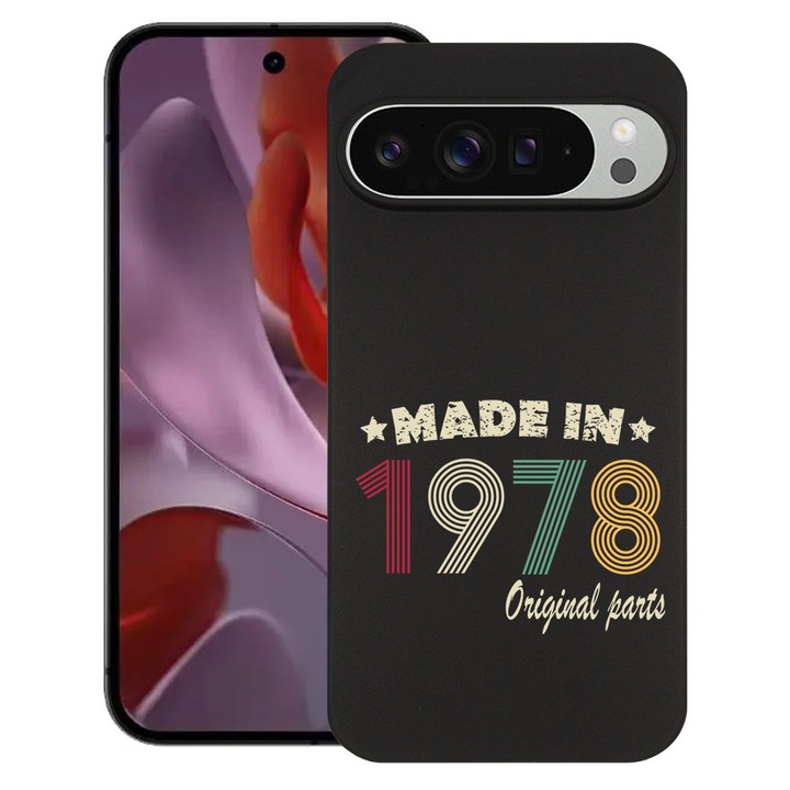 BestCase® Husa pentru Google Pixel 10 Pro XL cu Design Original Parts 1978, TPU Mat Ultra Slim, 2052000 B 1995