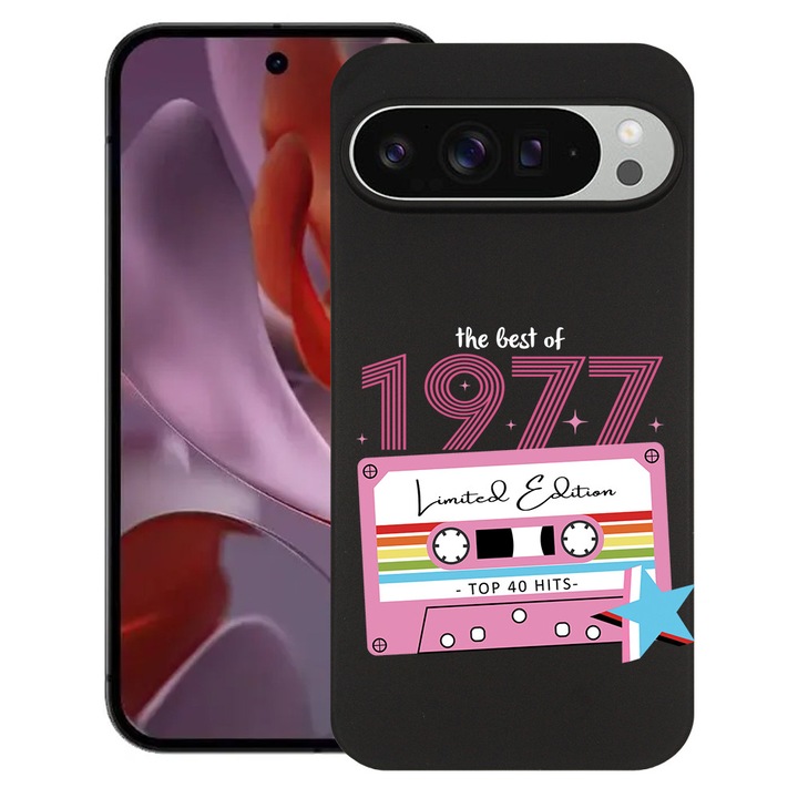 BestCase® Husa Slim Silicon pentru Google Pixel 9 Pro, Best Of 1977 - Girl Style, 1805823 B 1931