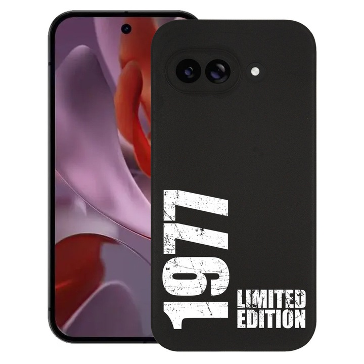 BestCase® Husa Slim Silicon pentru Google Pixel 9a, Limited Edition 1977, 1926335 B 1952