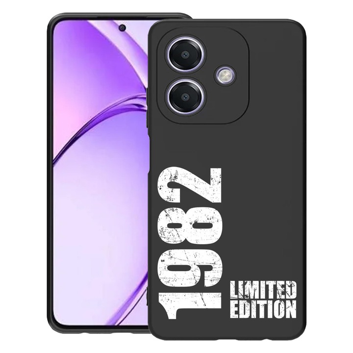 BestCase® Husa Slim Silicon pentru OPPO A60 5G / A40M / A40, Limited Edition 1982, 1994500 B 1957