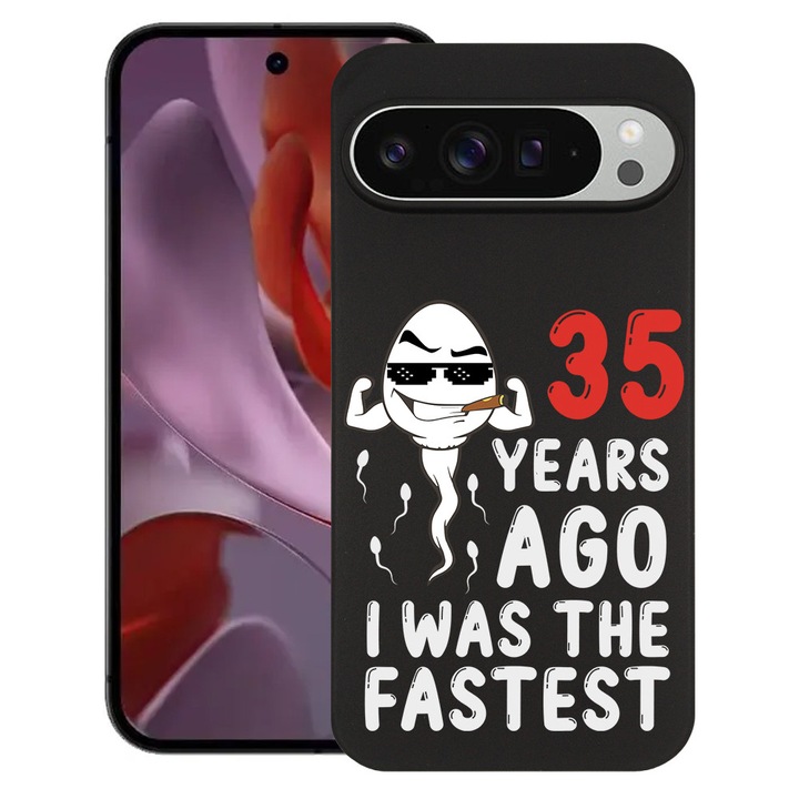 BestCase® Husa Slim Silicon pentru Google Pixel 10 Pro XL, 35 Years ago, 2036426 B 1899