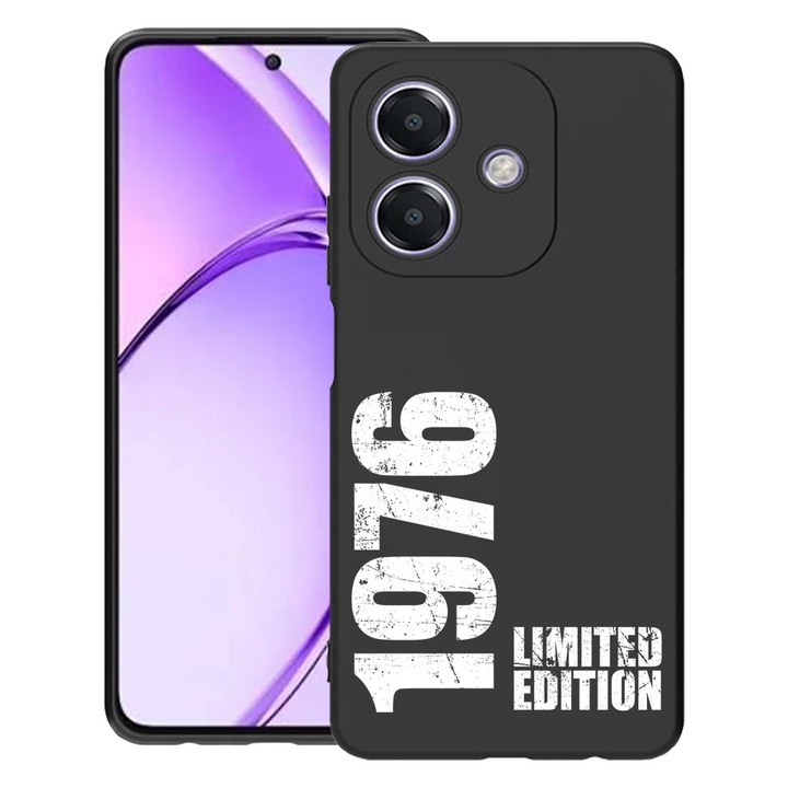 BestCase® Husa Slim Silicon pentru OPPO A60 5G / A40M / A40, Limited Edition 1976, 1994500 B 1951