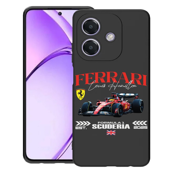 BestCase® Husa Slim Silicon pentru OPPO A40 / A40M / A60 5G, Ferrari Scuderia Formula1, 1992022 B 1862