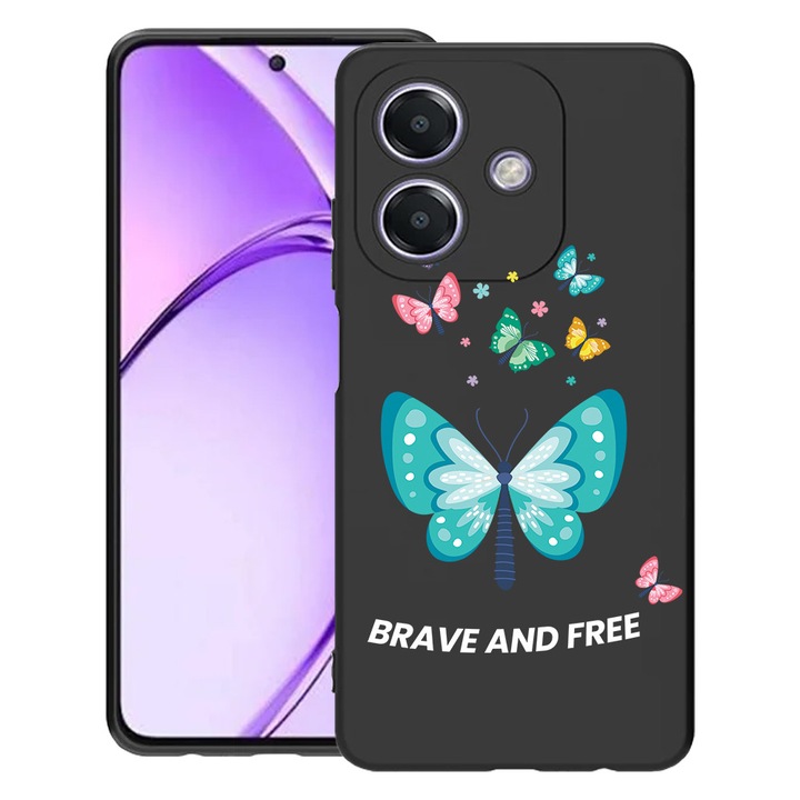 BestCase® Husa Slim Silicon pentru OPPO A60 5G / A40M / A40, Butterflies, 1994500 B 1847