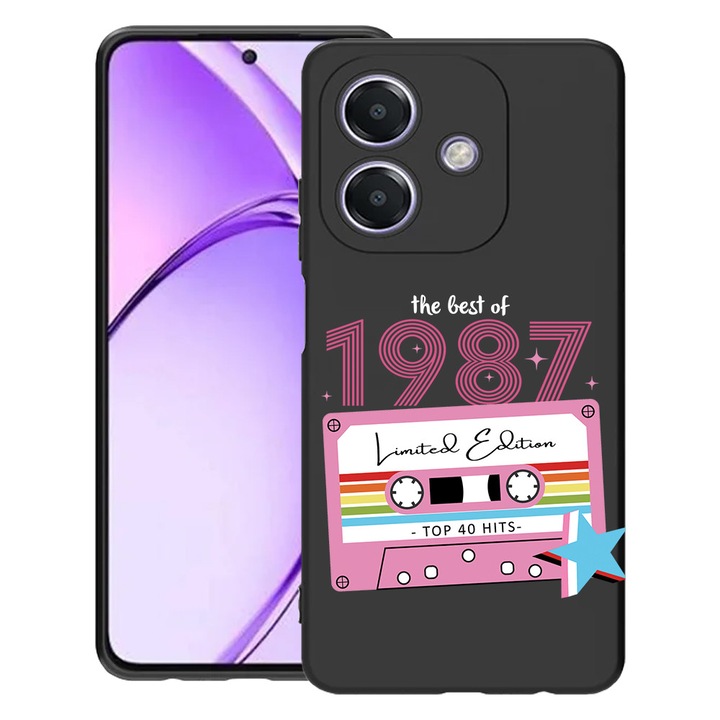BestCase® Husa Slim Silicon pentru OPPO A60 5G / A40M / A40, Best Of 1987 - Girl Style, 1994500 B 1941