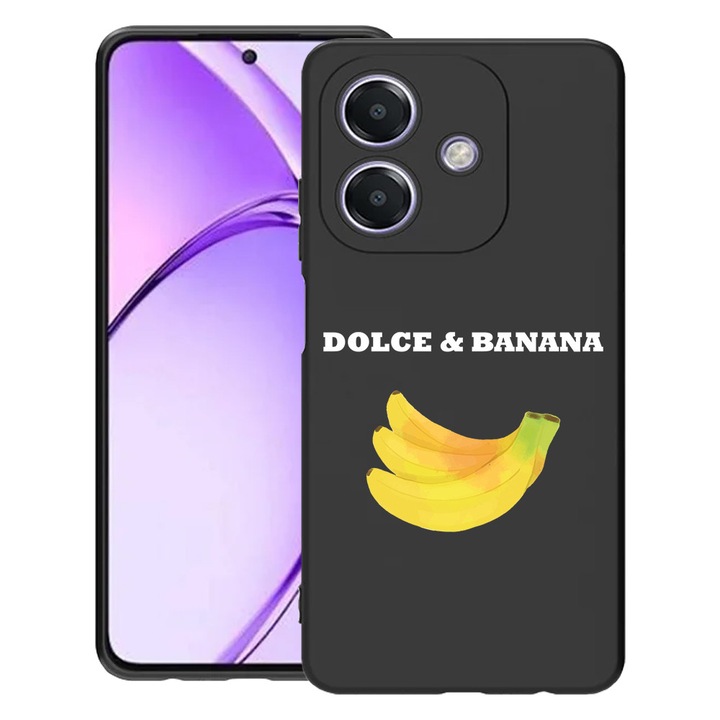BestCase® Husa Slim Silicon pentru OPPO A60 5G / A40M / A40, Dolce & Banana, 1994500 B 1858