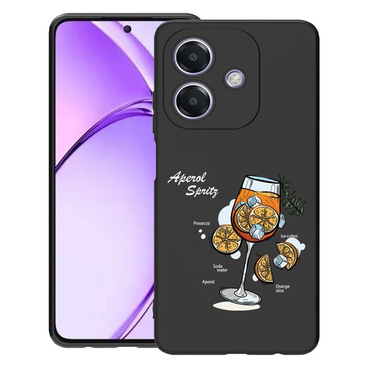 BestCase® Husa Slim Silicon pentru OPPO A60 5G / A40M / A40, Aperol Spritz, 1994500 B 1844
