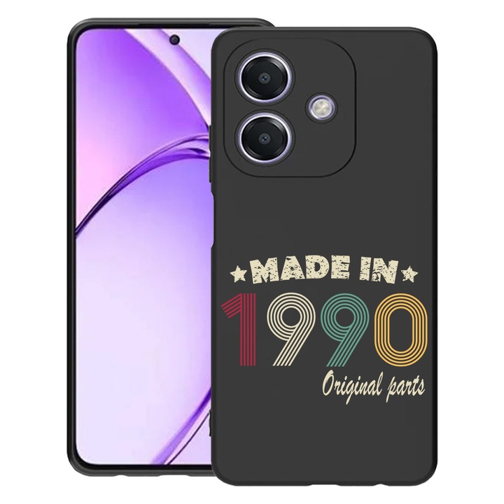 BestCase® Husa Slim Silicon pentru OPPO A60 5G / A40M / A40, Original Parts - Made In 1990, 1994500 B 2007