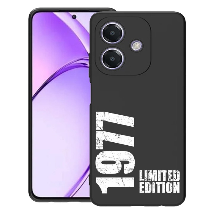 BestCase® Husa Slim Silicon pentru OPPO A40 / A40M / A60 5G, Limited Edition 1977, 1992022 B 1952