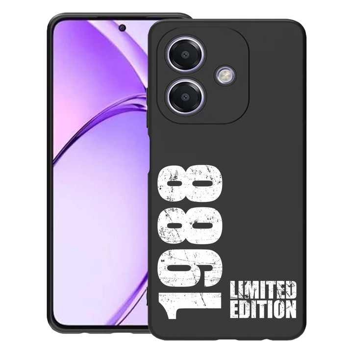 BestCase® Husa Slim Silicon pentru OPPO A40 / A40M / A60 5G, Limited Edition 1988, 1992022 B 1963