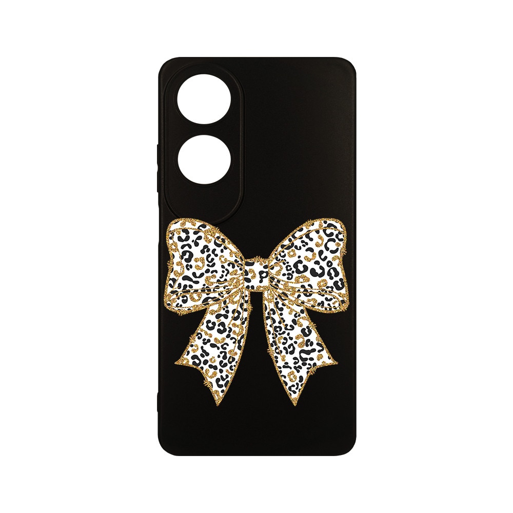 BestCase® Husa Slim Silicon pentru OPPO A38 / A18, Leopard Bow, 1714545 B 1873