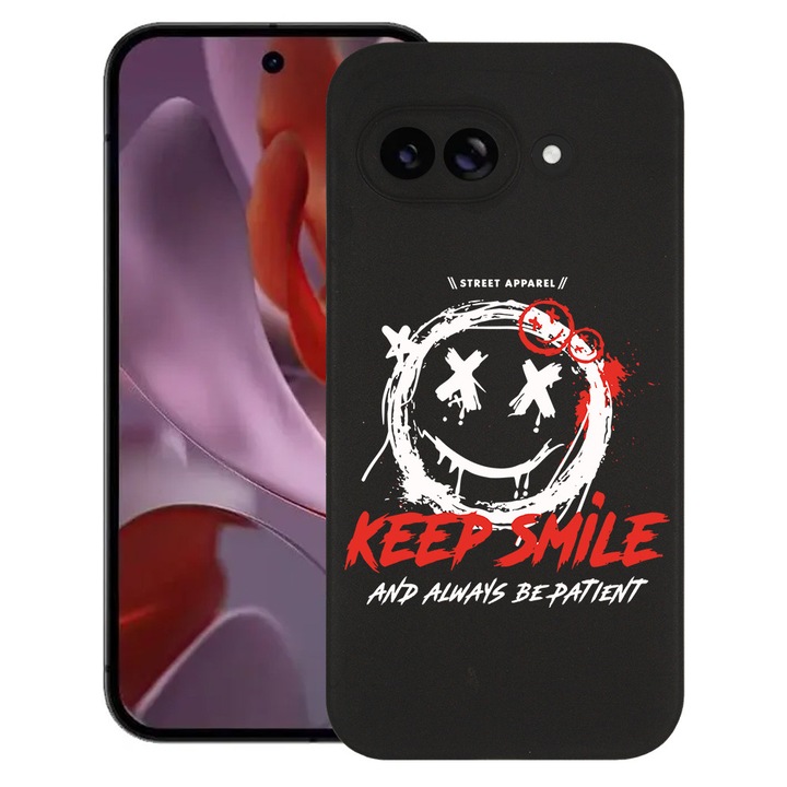 BestCase® Husa Slim Silicon pentru Google Pixel 9a, Keep Smile, 1926335 B 1870