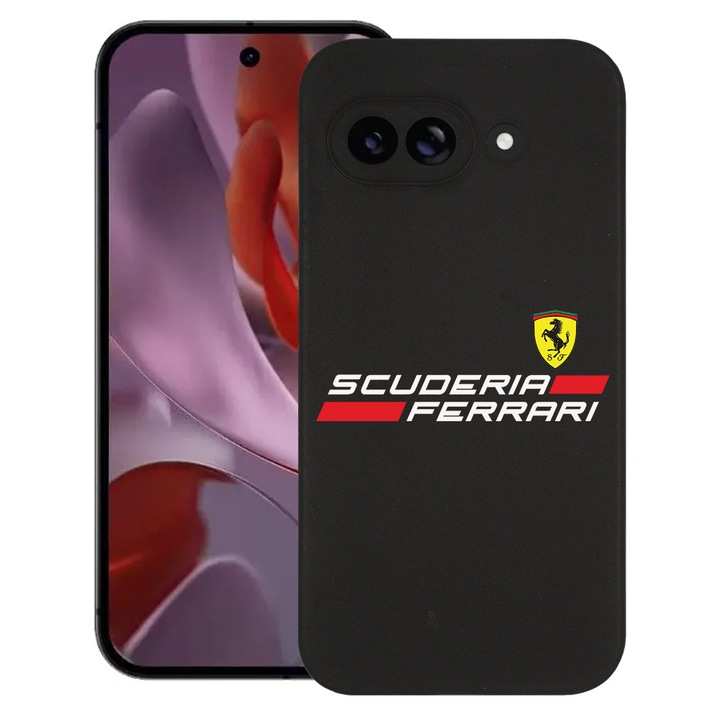 BestCase® Husa Slim Silicon pentru Google Pixel 9a, Ferrari Scuderia, 1926335 B 1886