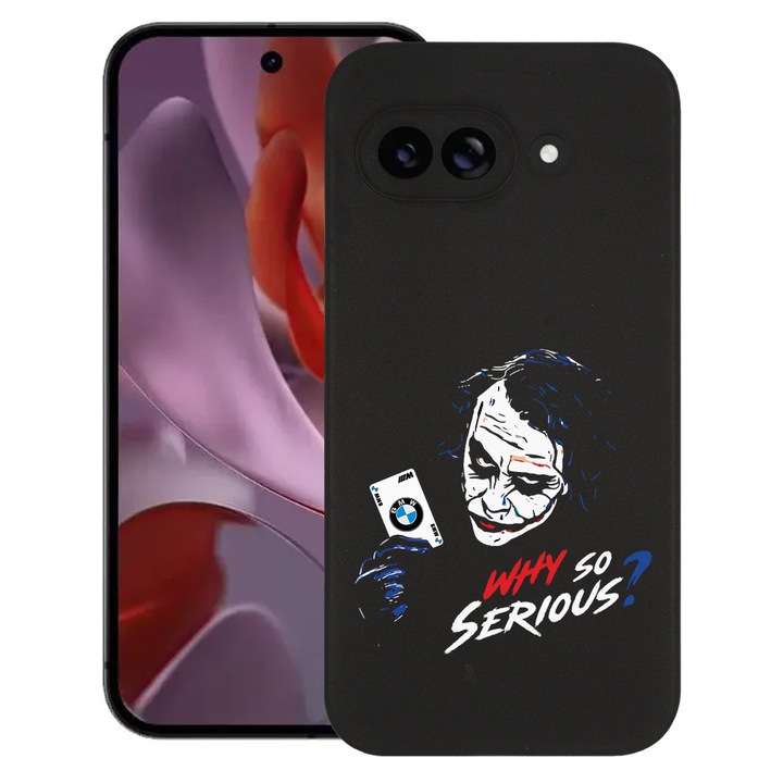 BestCase® Husa Slim Silicon pentru Google Pixel 9a, Why So Serious? BMW Joker, 1926335 B 1887