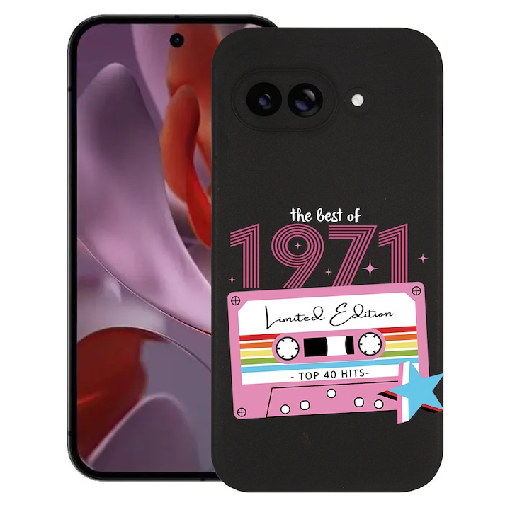 BestCase® Husa Slim Silicon pentru Google Pixel 9a, Best Of 1971 - Girl Style, 1926335 B 1925
