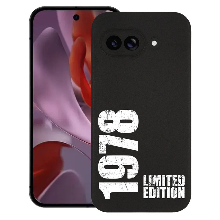 BestCase® Husa Slim Silicon pentru Google Pixel 9a, Limited Edition 1978, 1926335 B 1953