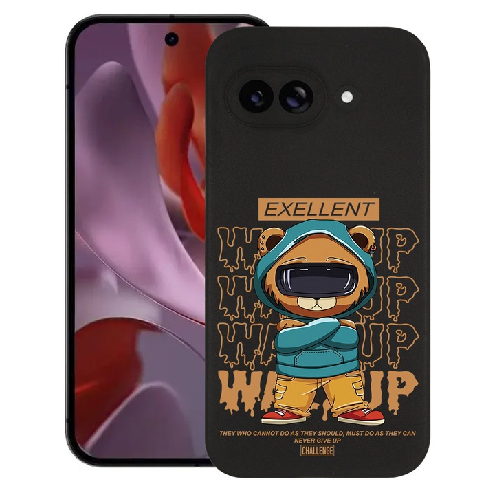 BestCase® Husa Slim Silicon pentru Google Pixel 9a, Bear Exellent, 1926335 B 1894