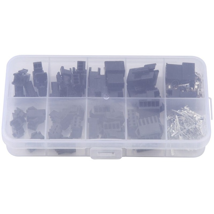 Set conectori cablu jumper 200 piese 2-5 pini multicolor