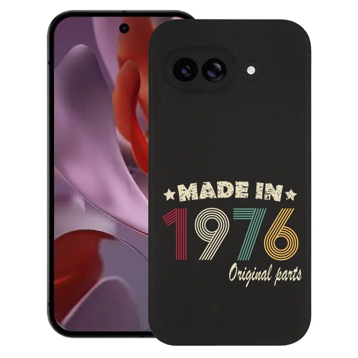 BestCase® Husa Slim Silicon pentru Google Pixel 9a, Original Parts - Made In 1976, 1926335 B 1993