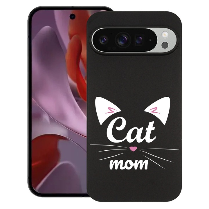 BestCase® Husa Slim Silicon pentru Google Pixel 9 Pro, Cat Mom, 1805823 B 1850