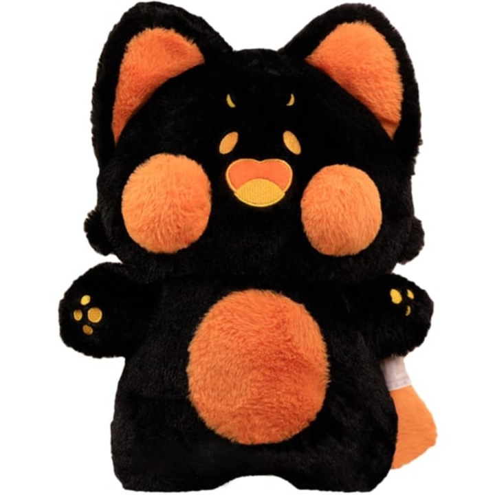 Jucarie plus, model pisica moale, 61cm, negru