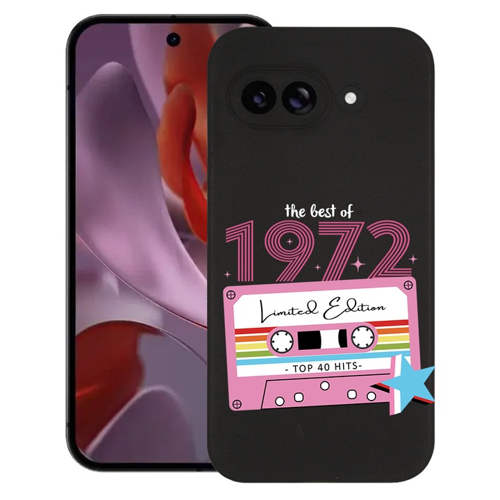 BestCase® Husa Slim Silicon pentru Google Pixel 9a, Best Of 1972 - Girl Style, 1926335 B 1926
