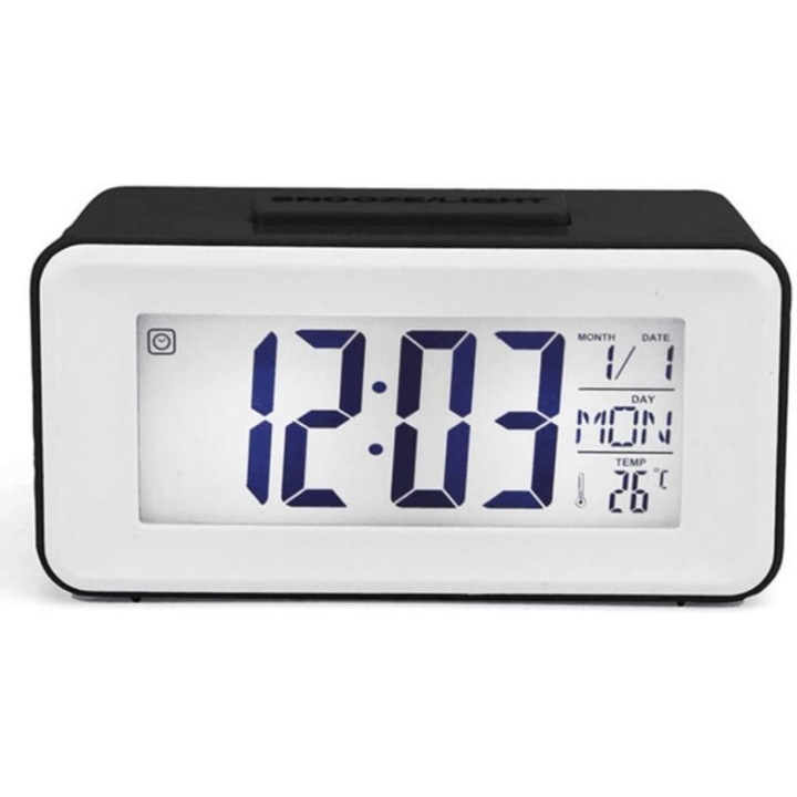 Ceas desteptator digital LED, cu 8 tonuri de alarma, multifunctional