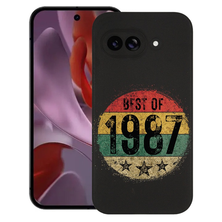 BestCase® Husa Slim Silicon pentru Google Pixel 9a, Best Of 1987, 1926335 B 1920