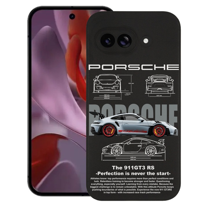 BestCase® Husa Slim Silicon pentru Google Pixel 9a, Porsche, 1926335 B 1883