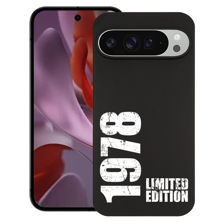 BestCase® Husa Slim Silicon pentru Google Pixel 9 Pro, Limited Edition 1978, 1805823 B 1953