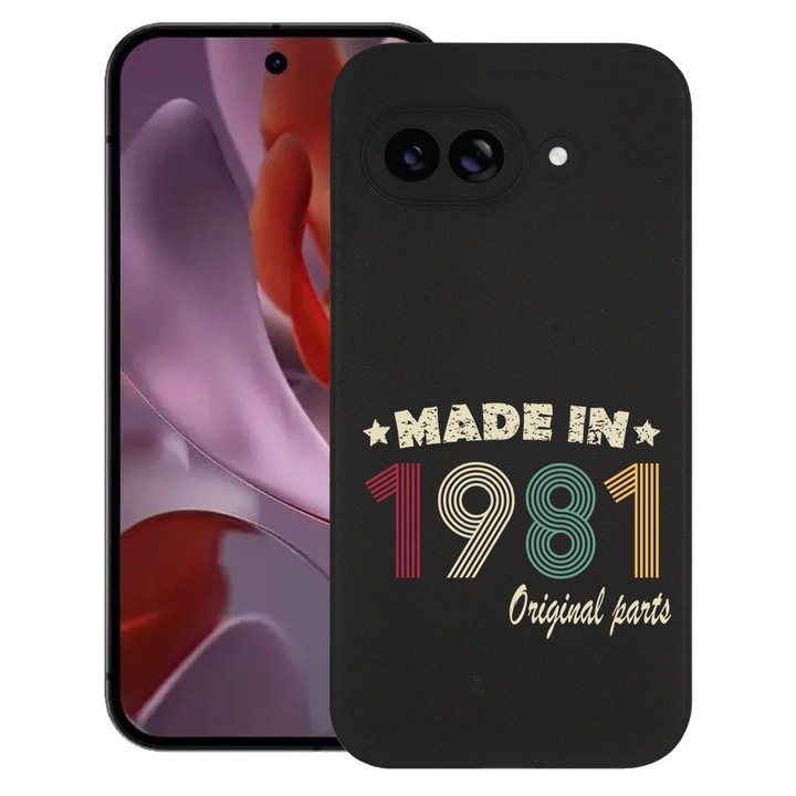 BestCase® Husa Slim Silicon pentru Google Pixel 9a, Original Parts - Made In 1981, 1926335 B 1998