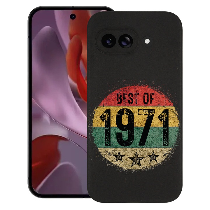 BestCase® Husa Slim Silicon pentru Google Pixel 9a, Best Of 1971, 1926335 B 1904