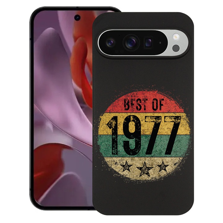 BestCase® Husa Slim Silicon pentru Google Pixel 9 Pro, Best Of 1977, 1805823 B 1910