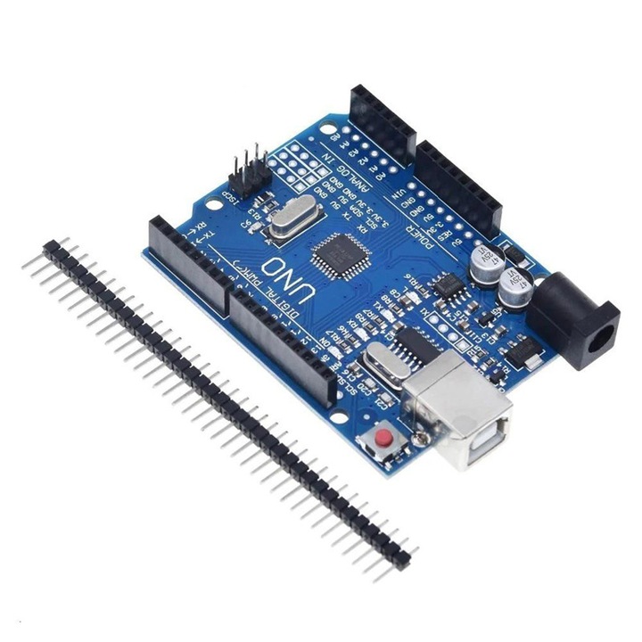 OEM Arduino UNO R3 fejlesztőkártya MEGA328P, CH340G, 32KB Flash, 2KB SDRAM