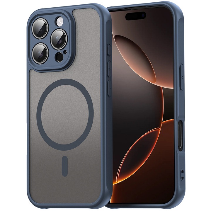 Калъф за телефон, Котката на Стеф, iPhone 11 Pro Max, поликарбонат, тъмносин