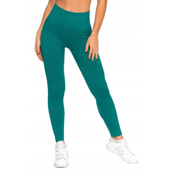 Női sport harisnya, Moraj, magas derekú, zöld, poliamid, L-XL INTL