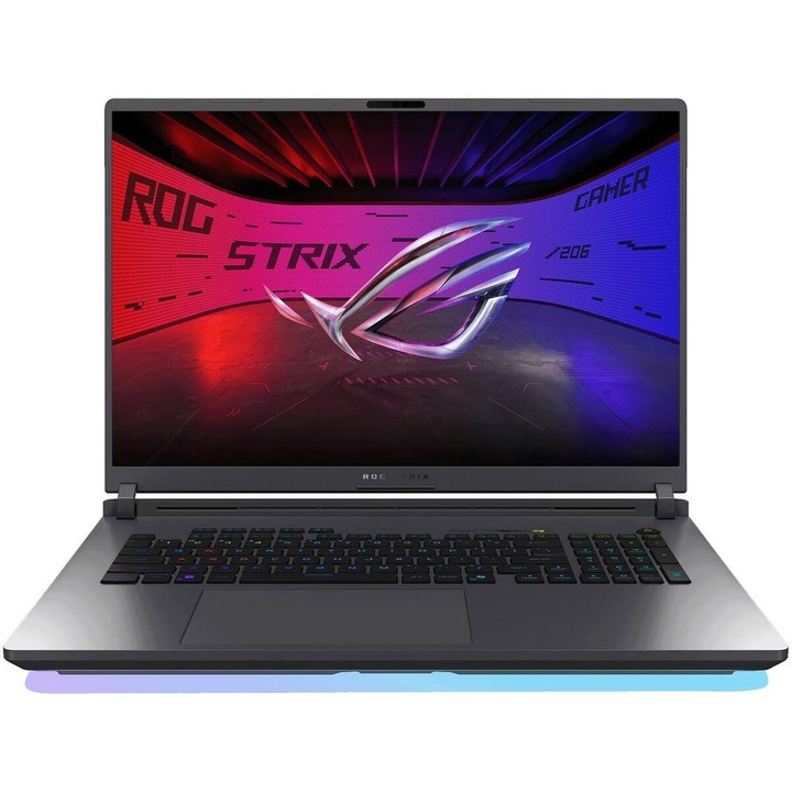 Laptop ASUS ROG Strix G18 2.5K 18 inch Intel Core Ultra 9 275HX 32GB 2TB SSD RTX 5080 Windows 11 Home Dark Grey